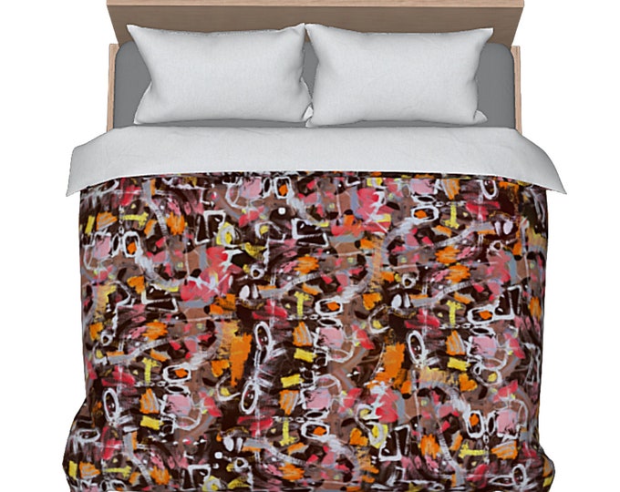 Unique Bedding Queen Duvet King Modern Bedding Luxury Bed Cover Designer Boho Abstract Coverlet Art Duvet New Home Decor Artsy Bedding
