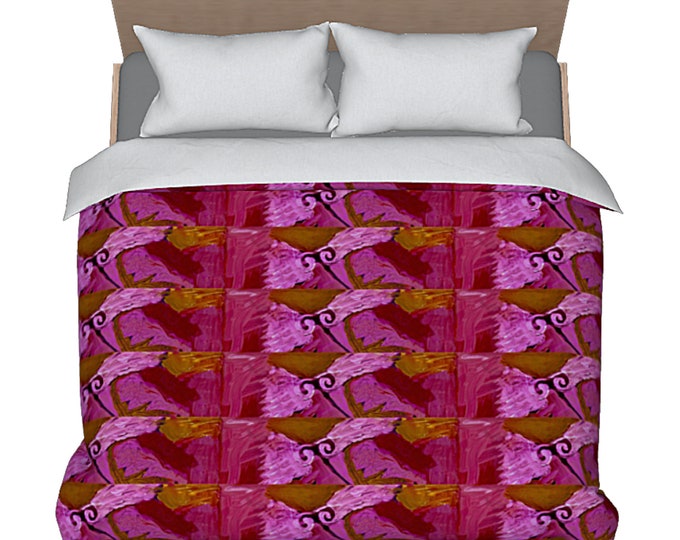 Colorful Bedding Queen Duvet Cover Designer Bedding Luxury Bed Decor Modern Boho Abstract Art Duvet New Home Decor Artsy Bedroom Accessories