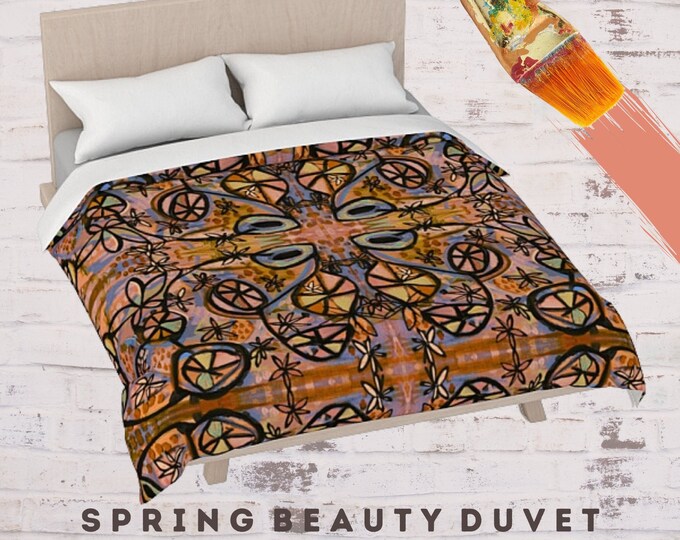 Queen Duvet, King Size Duvet, Art Duvet, Designer Duvet, Modern Duvet, Boho Duvet, Abstract Bedding, New Bedding, Colorful Bed Cover