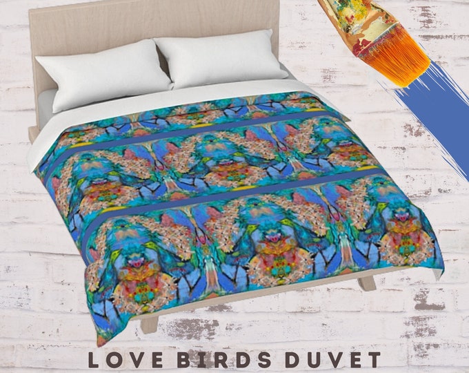 King Bedding, Queen Bedding, Boho Duvet Cover, Bohemian Duvet, Abstract Art Duvet, Modern Bedding, Bed Decor, Home Decor, New Bedding