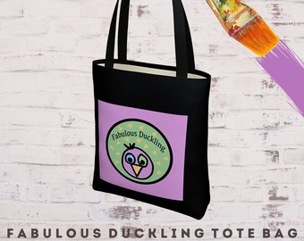 Tote Bag Canvas, Large Tote, Designer Bag, Tote for Shopping, Purple Tote, Colorful Tote, Women Gift, Birthday Gift, Gift for Her, Art Tote