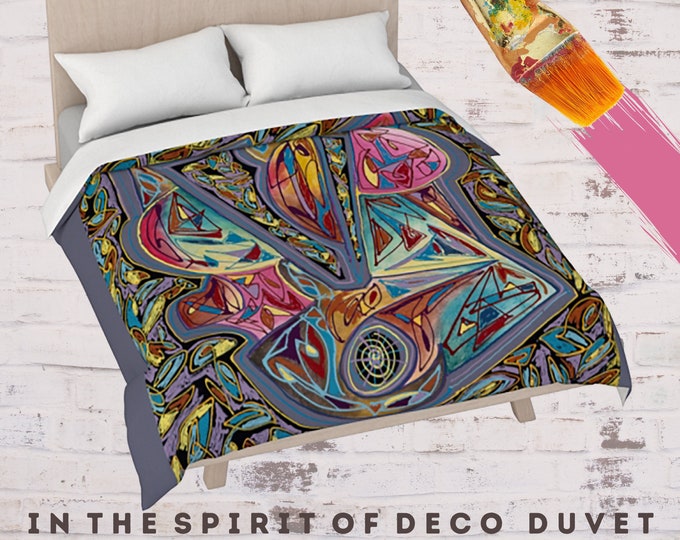 King Size Duvet, Queen Duvet, Art Duvet, Elegant Bedding, Modern Duvet, Contemporary Bedding, Full Bedding, Twin Bedding, Boho Bedding