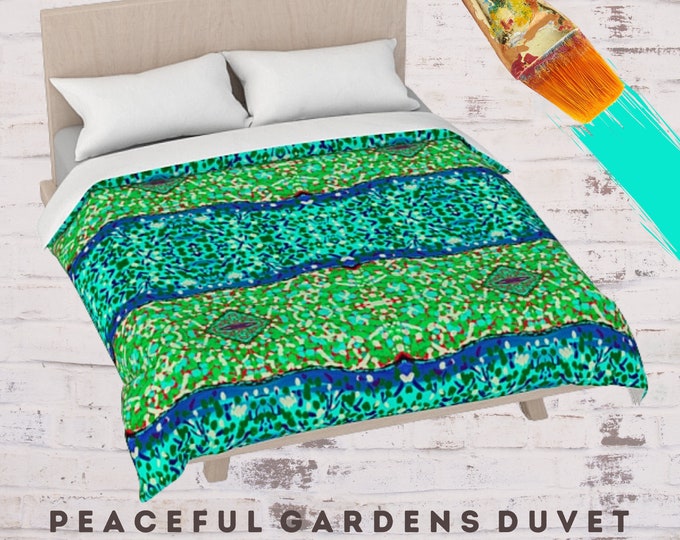 King Size Bedding, Queen Bedding, Modern Duvet, Designer Bedding, Art Bedding, Boho Duvet, Full Bed Cover, Colorful Duvet,  Abstract Bedding