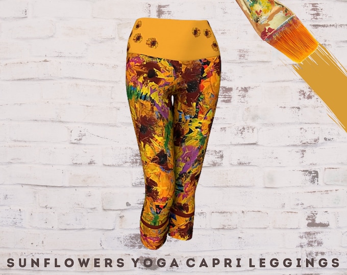 Yoga Leggings, Leggings for Women, Yoga Pants, Yoga Clothing, Wearable Art, Athletic Pants, Workout Clothing, Yoga Gift, Art Lover Gift