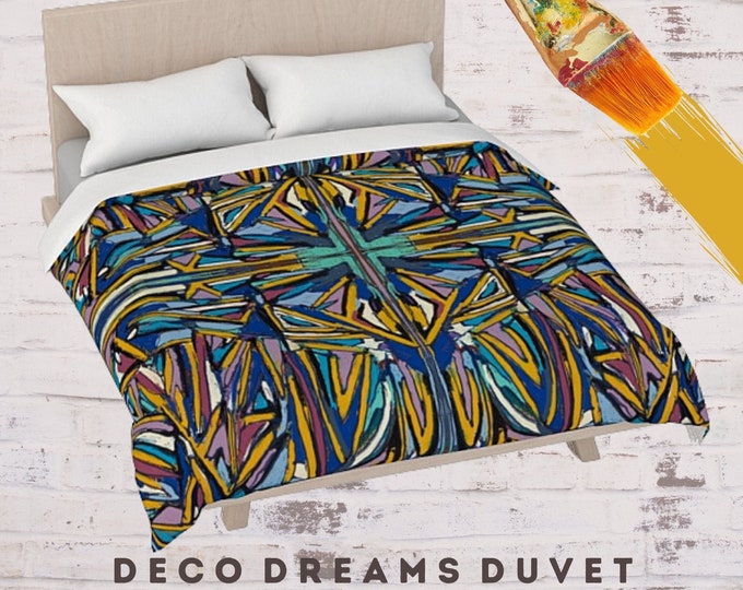 Art Bedding, King Bedding, Queen Bedding, Modern Duvet, Designer Bedding, Boho Duvet, Full Bed Cover, Twin Duvet, Abstract Bedding