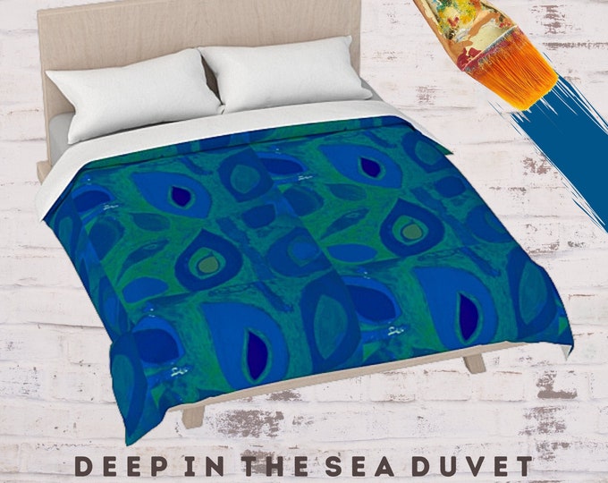 King Bedding, Queen Size Duvet, Designer Bedding, Abstract Art Duvet, Boho Bed Cover, Colorful Duvet, New Bedding, Modern Duvet, Full Duvet