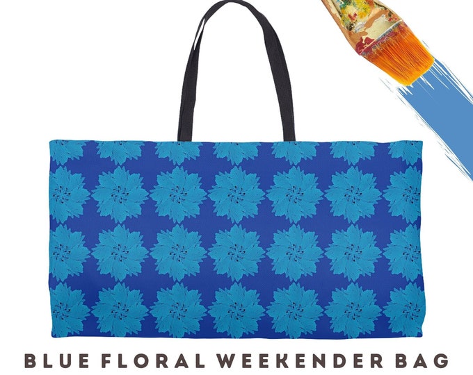 Tote Bag Wearable Art Floral Weekender Designer Travel Beach Shopping Shoulder Carry Bag Colorful Casual Laptop Large Roomy Boho Chic Gift