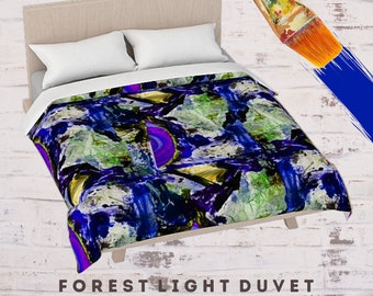 King Size Duvet, Queen Bedding, Luxury Duvet Cover, Boho Duvet, Abstract Art Duvet, Colorful Duvet, Bedroom Decor, Decorative Bedding