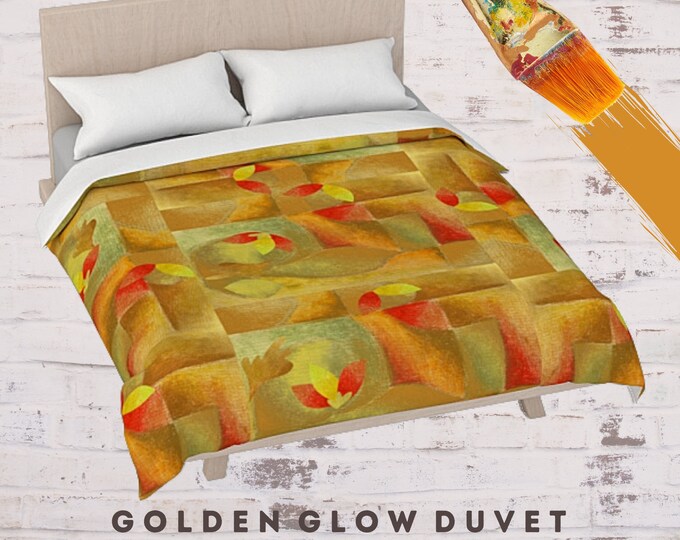Abstract Art Duvet, King Size Duvet, Queen Duvet Cover, Luxury Bedding, Boho Bedding, Designer Bedding, Full Duvet, Colorful Bed Cover
