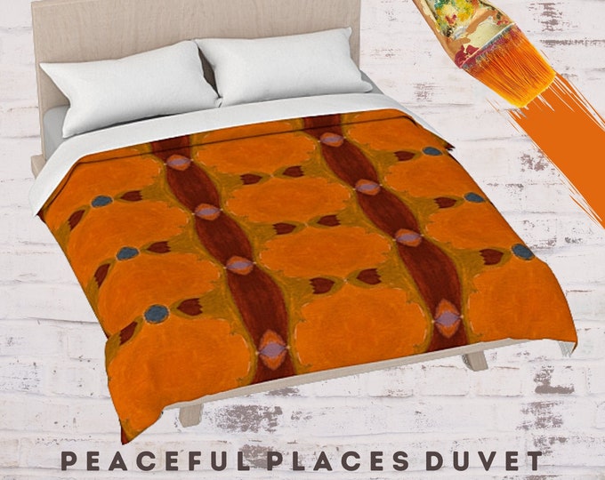 Designer Duvet Cover King Size Bedding Queen Duvet Abstract Art Bedding Colorful Bed Decor Boho Bed Cover Luxury Bedding Bedroom Decor