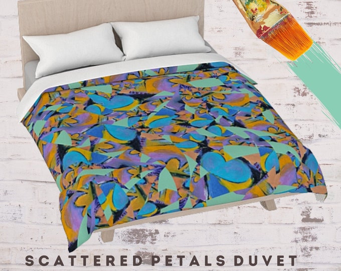 King Duvet Cover, Queen Duvet, Full Duvet, Twin Duvet, Boho Bedding, Art Bedding, Abstract Duvet, Contemporary Bedding, New Bedding