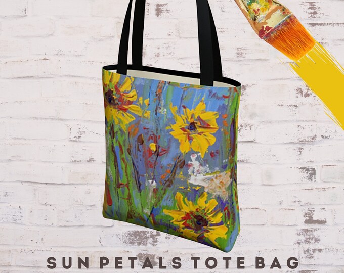 Tote Bag Canvas, Large Tote Bag, Designer Tote, Tote for Shopping, Abstract Tote, Floral Art Tote, Colorful Tote, Print Handbag, Art Gift