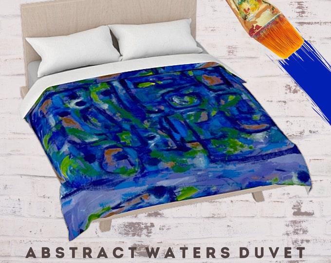 Colorful Duvet, King Size Duvet, Queen Bedding, Abstract Art Duvet, Designer Duvet, Luxury Bedding, Boho Bedding, New Bedding, Bed Decor