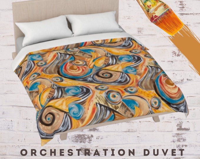 King Duvet Cover, Contemporary Bedding, Boho Bedding, Queen Bedding, King Bedding, Bed Duvet, Colorful Bedding, Cotton Duvet, Full Bedding