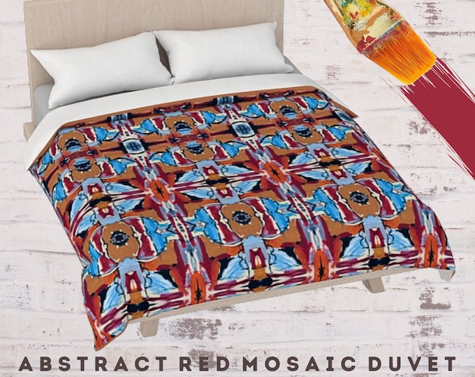Contemporary Bedding, Boho Bedding, King Size Duvet, Queen Duvet, King Bedding, Bed Duvet Cover, Colorful Bedding, Cotton Duvet