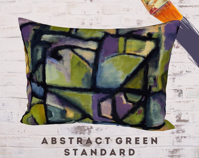 Pillow Sham King, Sham Standard, Modern Sham, Boho Sham, Abstract Bedding, Bohemian Sham, Art Sham, Contemporary Sham, Modern Bedding