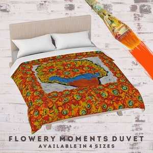 King Duvet Cover, Queen Size Duvet, Modern Art Bedding, Designer Duvet, New Bedding, Colorful Duvet, Boho Bedding, Abstract Bed Cover