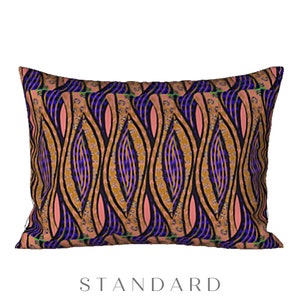 Colorful Sham Standard King Art Pillow Cover Designer Bed Decor Colorful Abstract Modern Bedding Boho Elegant Luxury Artsy Decorative Home