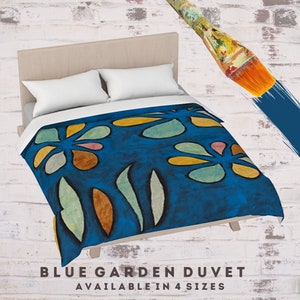 Floral Bedding, Duvet King, Duvet Queen, Duvet Full, Duvet Twin, Bohemian Duvet Cover, Abstract Duvet, Contemporary Bedding, Art Bedding