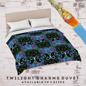 King Bedding, Queen Size Duvet, Designer Duvet, Abstract Art Duvet, Colorful Duvet, Boho Bed Cover, Luxury Bedding, Unique Bed Decor