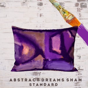 King Pillow Sham, Standard Sham, Abstract Art Sham, Boho Bedding, Designer Pillow, New Bedding, Colorful Sham, Art Sham, Pillow Cover