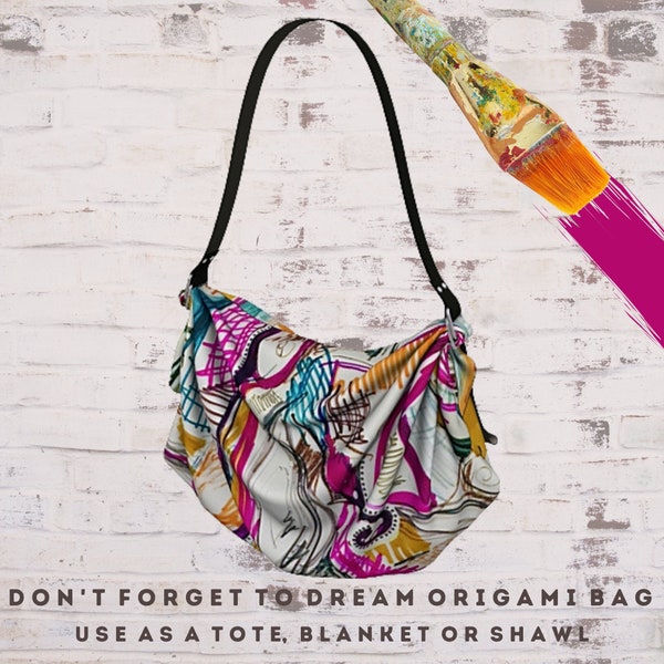 Hobo Tote Bag, Boho Bag, Oversized Shopping, Large Tote for Women, Origami Bag, Bohemian Bag, Sling Bag, Cute Bag, New Bag, Hippie Bag