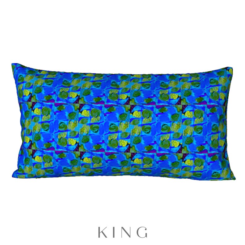 King Pillow Sham Standard Size Sham Designer Sham Colorful Etsy