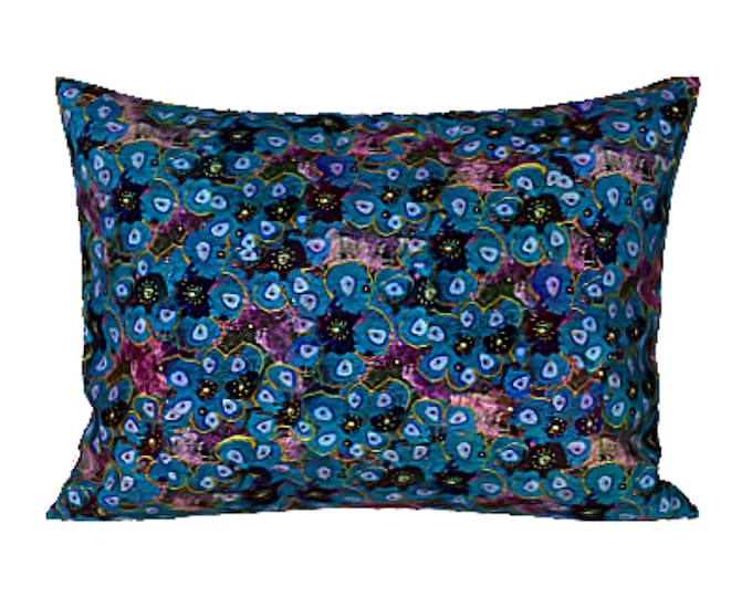 Standard Sham King Pillow Cover Colorful Bedding Designer Modern Abstract Art Luxury Bed Pillow Bold Boho Flower Bedroom Decor New Home Gift