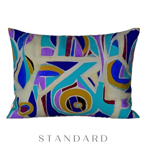 Colorful King Sham Standard Pillow Sham Abstract Bedding Designer Modern Art Luxury Bed Decor Boho Retro Print Design Bedroom New Home Gift
