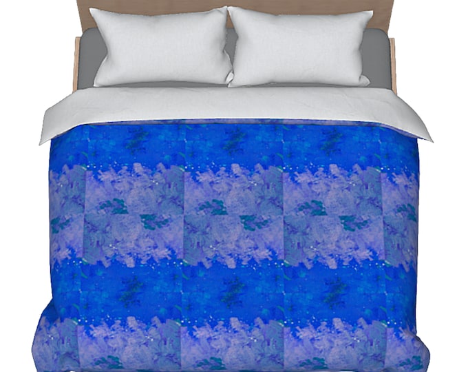 King or Queen Duvet Colorful Designer Boho Abstract Art Bedding Luxury Bed Cover Modern Artistic Bed Decor Elegant Home Decor Artsy Bedroom