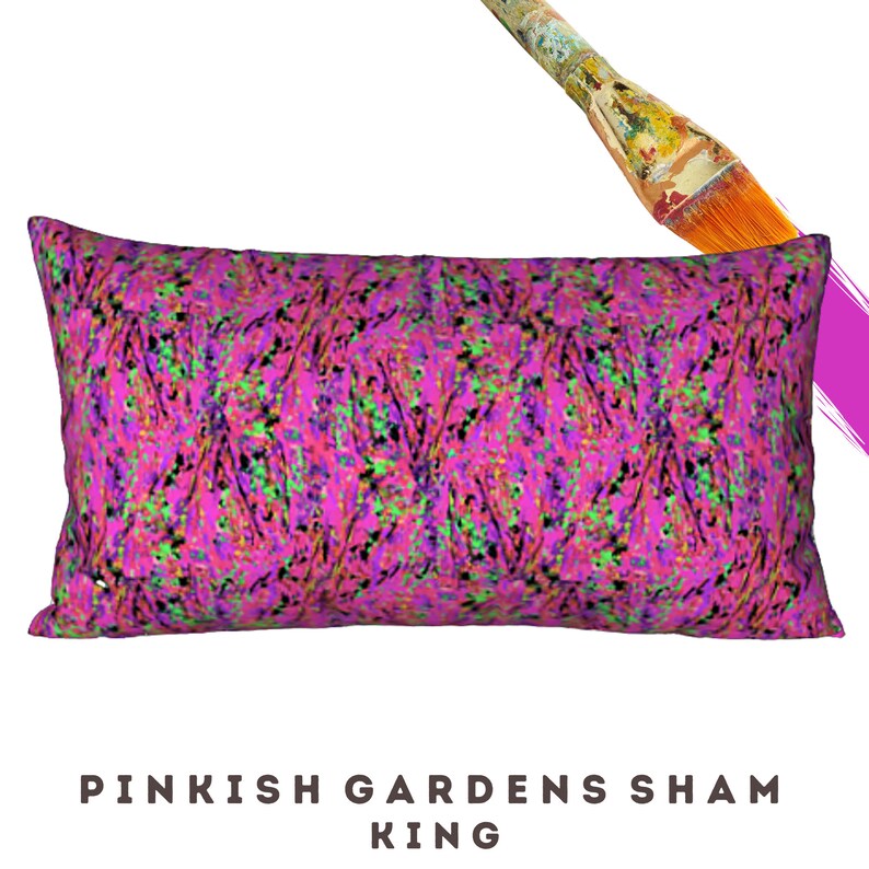 King Sham Standard Size Pillow Cover Designer Bedding Colorful Etsy