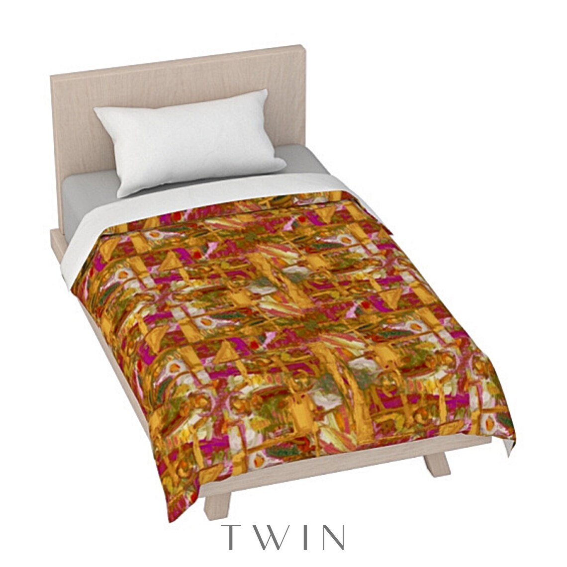King Size Duvet Cover Queen Bedding Designer Abstract Art Etsy
