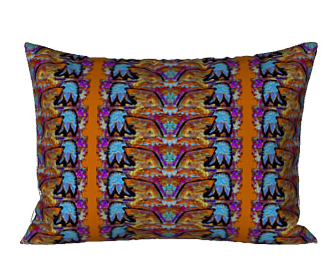 Standard Pillow Sham King Pillow Cover Boho Art Designer Elegant Luxury Flower Bedding Abstract Colorful Bedroom Decor Housewarming Gift