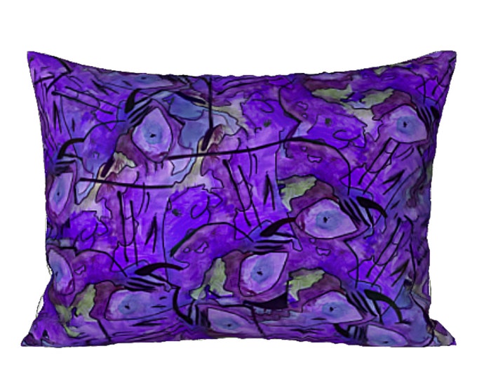 Modern Art Sham Artistic Designer Pillow Cover Bedroom Decor Colorful Leaves Printed Luxury Bedding Boho Retro Unique Elegant Hostess Gift