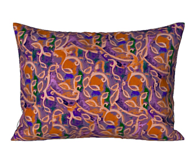 Colorful Art Sham Standard King Pillow Cover Designer Contemporary Bed Decor Abstract Bedding Boho Elegant Luxury Bedroom Art Lover Gift