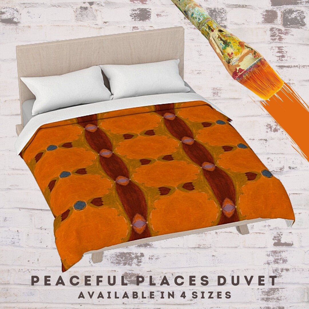 Designer Duvet Cover King Size Bedding Queen Duvet Abstract Art Bedding Colorful Bed Decor Boho