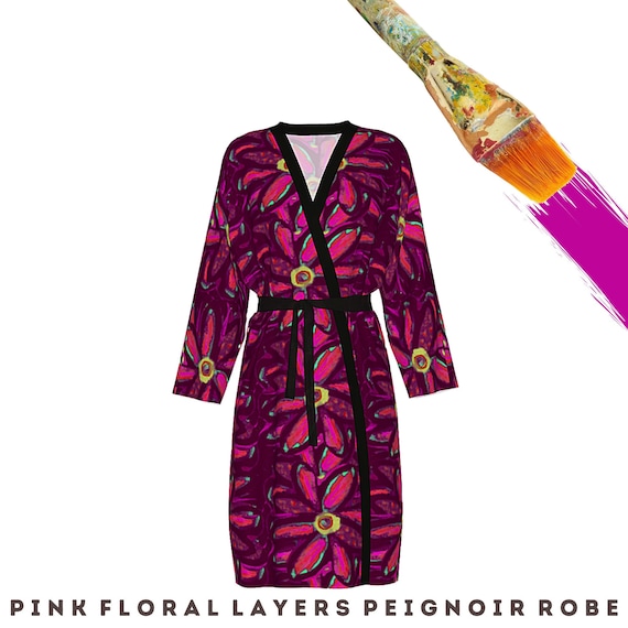 Wearable Art Women Bathrobe Designer Casual Fashion Wear Abstract Clothing Dress Wrap Elegant Kimono Colorful Loungewear Boho Beach Cover Up