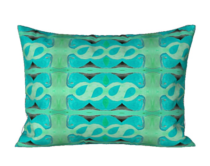 Bed Sham Unique Colorful Modern Luxury Pillow Cover Artistic Chic Designer Bedding Boho Retro Funky Elegant Housewarming Hostess Gift Idea