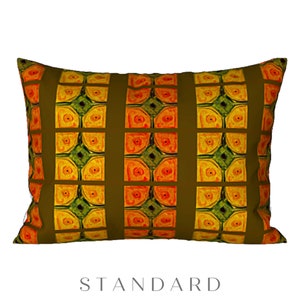 Art Sham Luxury Pillow Cover Abstract Bedroom Decor Artsy Design Unique Modern Decorating Autumn Bedding Elegant Fall Boho Housewarming Gift