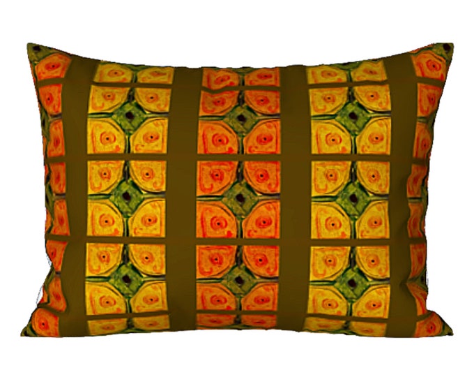 Art Sham Luxury Pillow Cover Abstract Bedroom Decor Artsy Design Unique Modern Decorating Autumn Bedding Elegant Fall Boho Housewarming Gift
