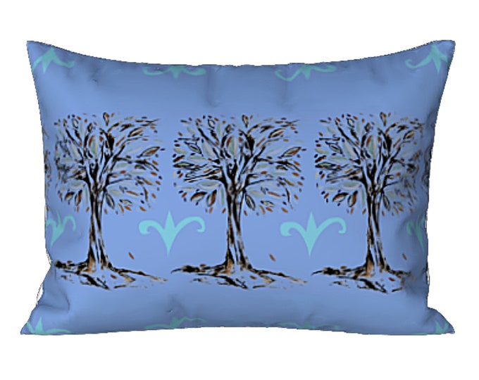 Abstract Art Sham King Pillow Cover Standard Sham Designer Bedding Modern Tree Design Luxury Bed Pillow New Home Housewarming Gift Idea