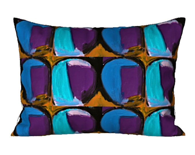 Standard Size Pillow Cover King Sham Colorful Designer Bedding Abstract Art Sham Modern Design Luxury Bed Pillow New Home Decorating Ideas