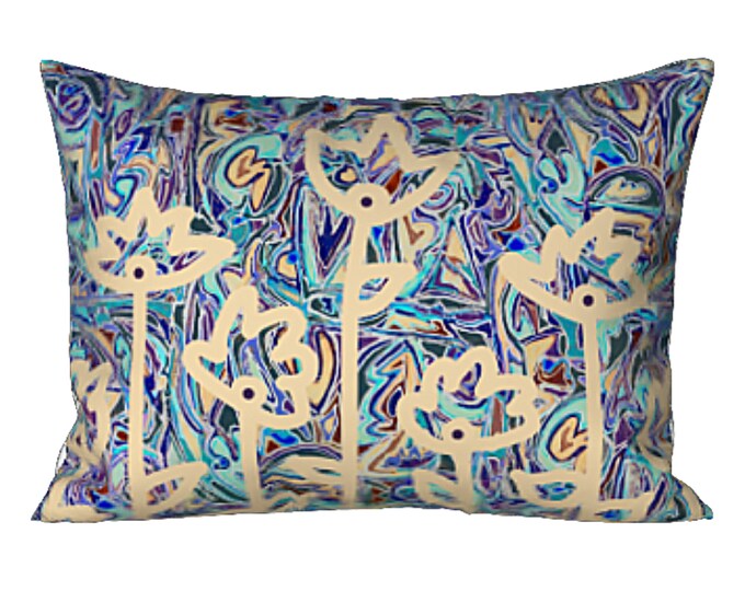 Colorful Pillow Sham Standard King Sham Abstract Art Flower Bedding Designer Bed Decor Boho Pattern Luxury New Home Bedroom Decorating Ideas