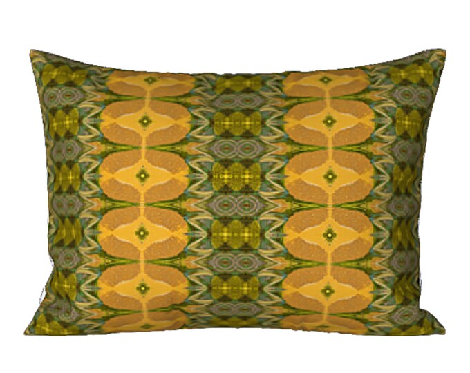 Modern Bed Sham Unique Artistic Colorful Designer Luxury Pillow Cover Mid Century Retro Artsy Design Unique Boho Bedding Housewarming Gift