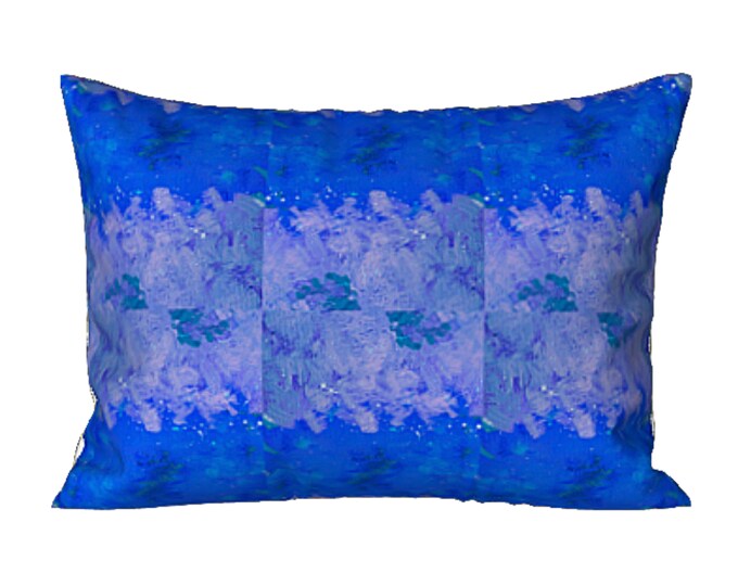 Pillow Sham Standard or King Pillow Cover Colorful Designer Bedding Modern Abstract Art Flower Design Luxury Bed Artsy Housewarming Gift