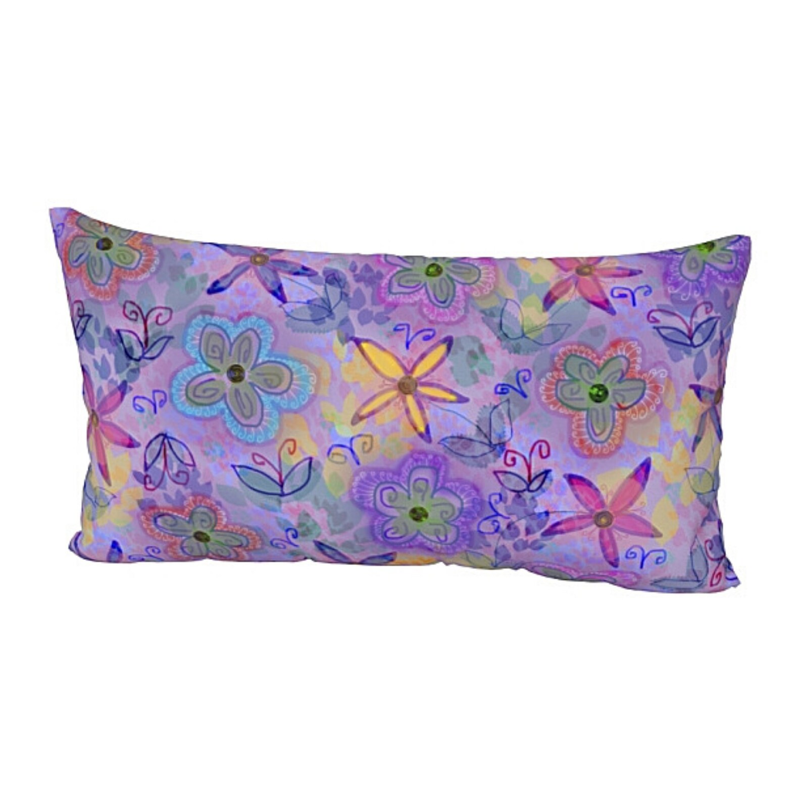 Boho Pillow Sham Floral Sham King Pillow Cover Standard Etsy