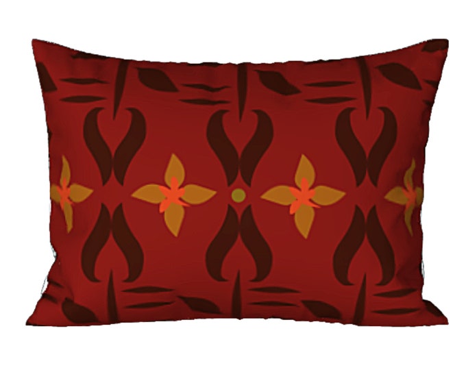 Art Sham Colorful Designer Modern Abstract Pillow Cover Luxury Elegant Boho Retro Bedroom Decor Flower Pattern Unique Chic Housewarming Gift