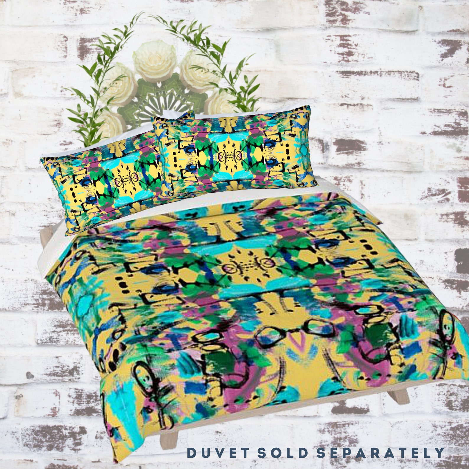 King Sham Standard Size Sham Designer Sham Colorful Sham Etsy UK