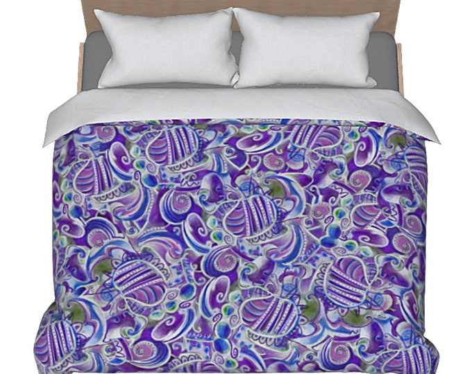 Duvet Modern Art Abstract Bedding Designer Luxury Bed Comforter Cover Unique Artsy Colorful Decorative Retro Boho Artistic Bedroom Decor