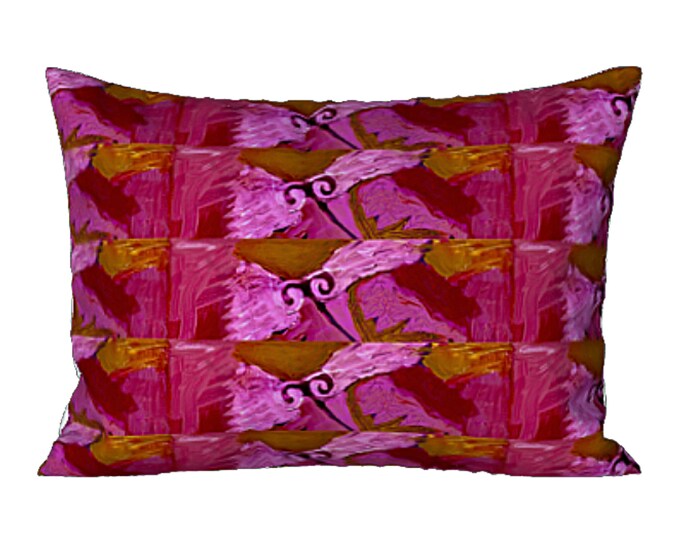 Art Sham King Pillow Cover Standard Sham Designer Bedding Abstract Modern Design Decor Luxury Bed Pillow Artsy New Home Housewarming Gift